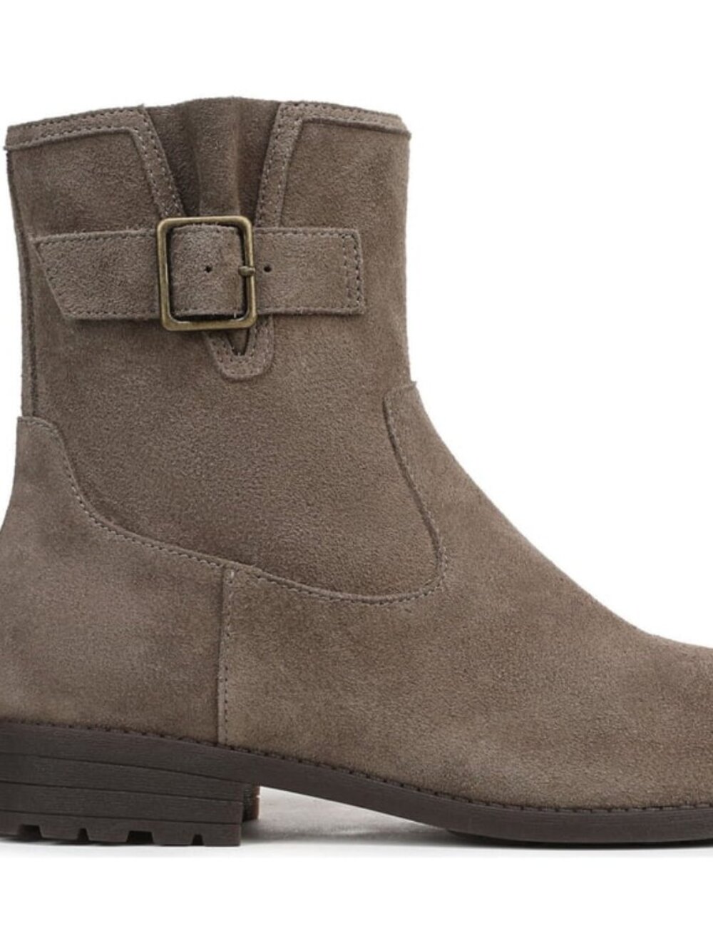 Vionic  Jill Bootie  Stone Suede  Women Size 10   Retail: $175     NEW